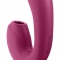 Satisfyer vibrador inserível sunray com pulso de ar - roxo