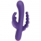 Vibrador triplo de prazer - roxo