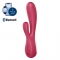 VIBRADOR MONO FLEX COM APP E BLUETOOTH SATISFYER VERMELHO nº