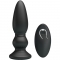 PLUGUE ANAL DE CONTROLE REMOTO VIBRADOR PODEROSO PRETO