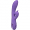 Vibrador de ponto G de estimulação dupla - roxo