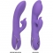 Vibrador de ponto G de estimulação dupla - roxo