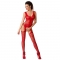 WOMAN BS046 BODYSTOCKING - RED ONE SIZE