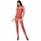 WOMAN BS067 BODYSTOCKING - RED ONE SIZE