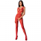 WOMAN BS085 BODYSTOCKING - RED ONE SIZE