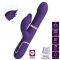 ZALIN VIBRADOR DE COELHO PÉROLAS 4 EM 1 ROXO