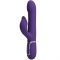 ZALIN VIBRADOR DE COELHO PÉROLAS 4 EM 1 ROXO nº1