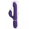 ZALIN VIBRADOR DE COELHO PÉROLAS 4 EM 1 ROXO nº7