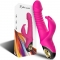 ZING DILDO VIBRADOR COELHO FÚCSIA nº4