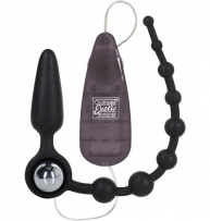 Booty call espólio double dare anal beads silicone preto