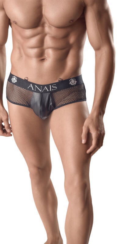 ANAIS MEN  AEGISBOOST Biquíni masculino sexy e revelador, cor preta.