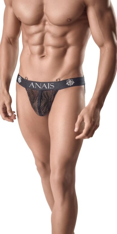 ANAIS MEN FUNCTIONAL Tanga preta de corte justo e sensual