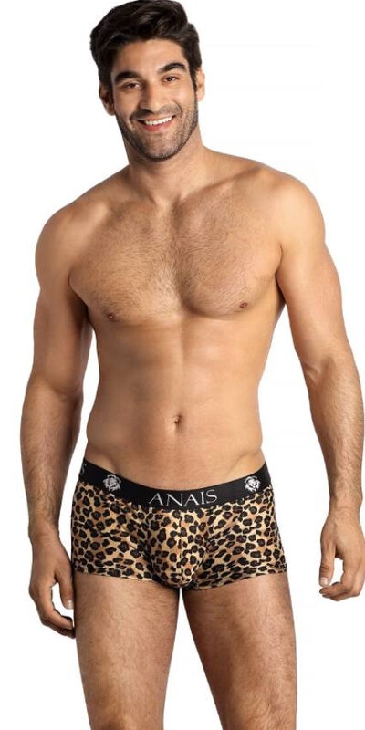 ANAIS LICRA Lingerie de lycra suave com estampa animal.