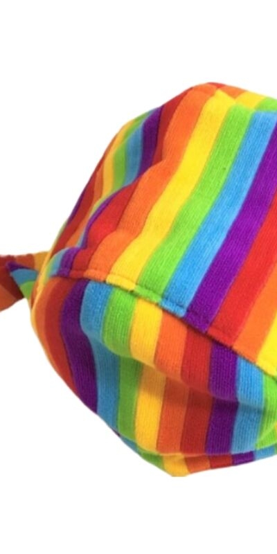 BANDANA CON LA BANDERA LGTB Bandana de algodón com design de orgulho lgbtq+