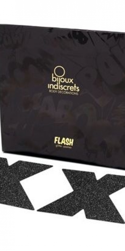 FLASH CROSS Decorações corporais autoadesivas com brilhos deslumbrantes