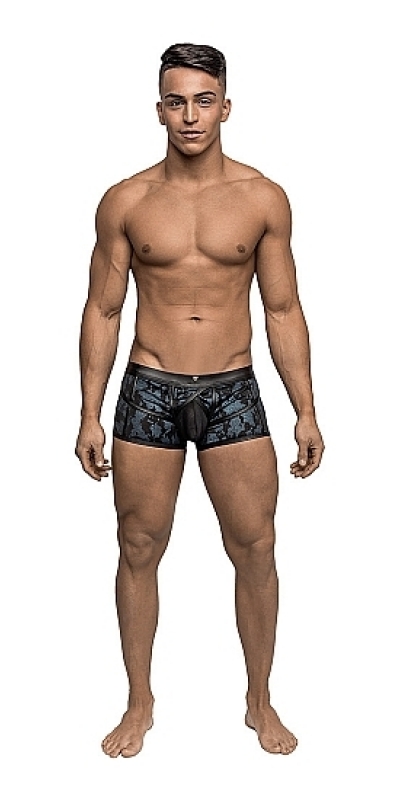 MALE POWER STRAPPY Boxer shorts com tiras - azul/preto