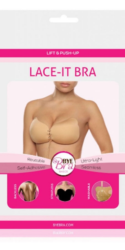 LACE-IT Sutiã reutilizável e autoadesivo para realçar decote.