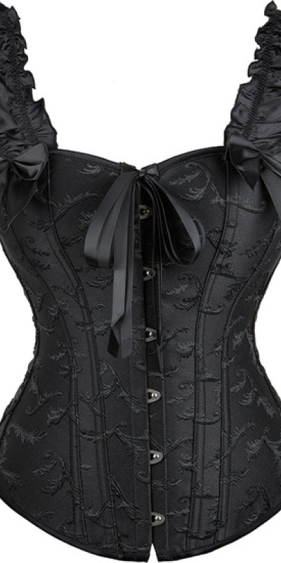 CORSET ÁNGELES Corset preto de alta qualidade, tamanho s.