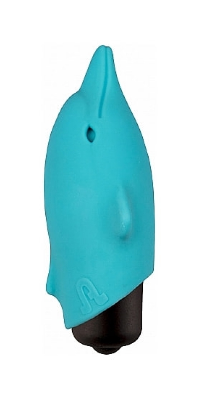 FLIPPY POCKET Bala vibratória de silicone dolphin 7,5 c 2,5 cm