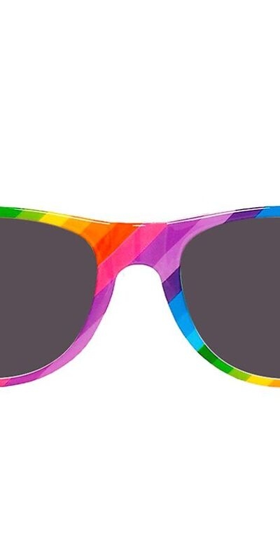 GAFAS DE SOL BANDERA LGBT óculos de sol com design de bandeira arco-íris