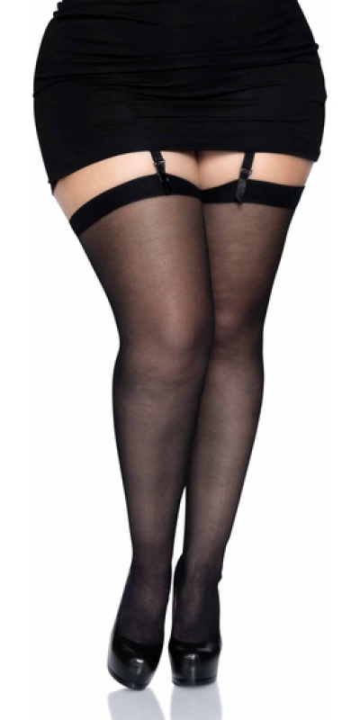 LEG AVENUE COSTURA TRASERA PLU Collants com costura traseira mais