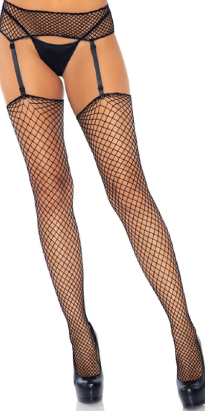 LEG AVENUE INDUSTRIAL Meias leg avenue net e garter garter