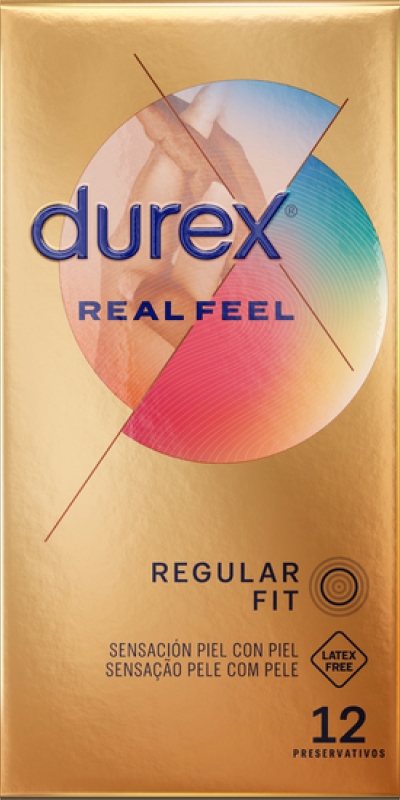 DUREX REAL FEEL SENSIBILIDAD N Projetado para sentir sensibilidade natural,