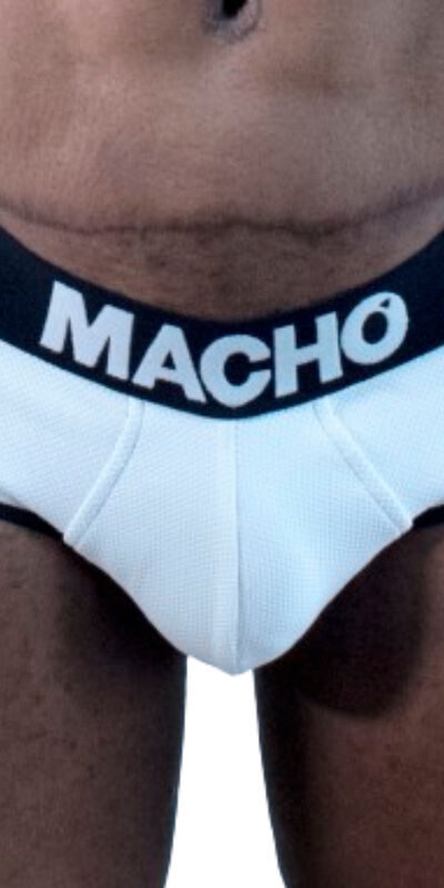 MACHO PRIDE Peça confortável, lycra adaptável, realça anatomia masculina.