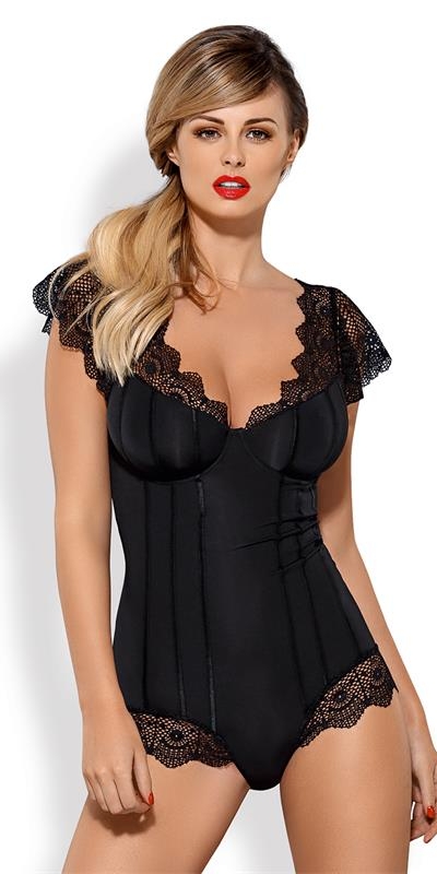 MOKETTA Corpo em renda sensual e elegante, ideal para ocasiões especiais.