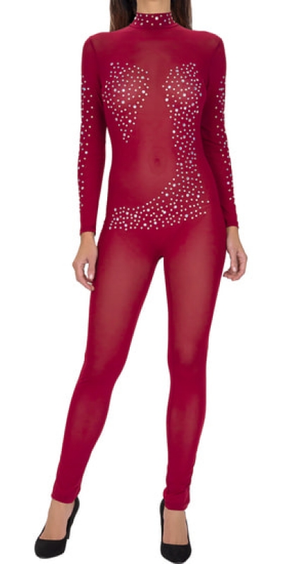 MONO RED SPARKLE Strass vermelho