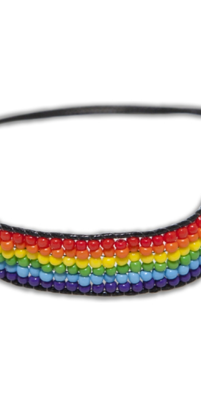 PULSERA MUCHAS BOLITAS BANDERA Pulseira colorida com bolinhas, símbolo lgbt