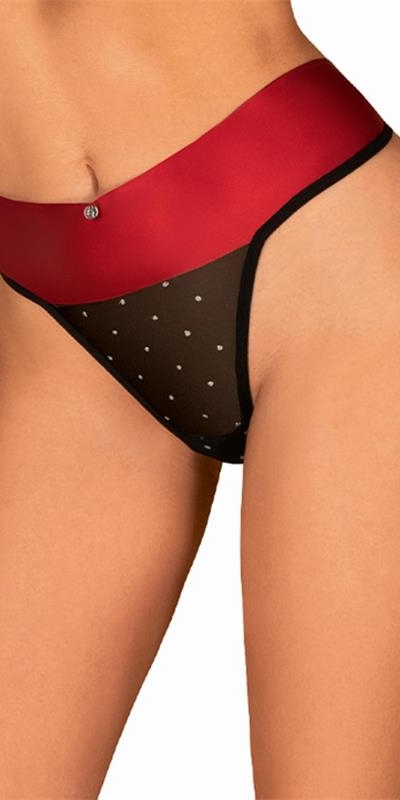 TANGA LAZO SEDUCTOR  Tanga de lencería sedutora com detalhes brilhantes