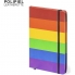 Bloco de notas 15 x 21 bandeira lgbt