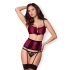 Conjunto de lingerie elegante e sensual.