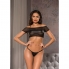 Conjunto top com tanga - preto