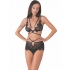 Conjunto lingerie elegante e sensual livco corsetti