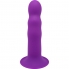 Hitsens 3 - dildo de silicone dupla densidade roxo