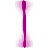 Vibrador vibratório rosa duplo