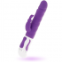 Vibrador potente com estimulação vaginal e clitoriana.