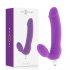 Vibrador de silicone com estimulação dupla