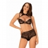 Conjunto de lingerie elegante e sofisticado.