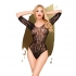 Teddy de lingerie elegante e sensual