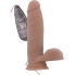 Dildo vibrador realista com dupla densidade