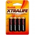 Xtralife pilha alcalina aa lr6 blister de 4