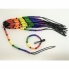 Pulseira ajustável lgbt+ com fios de cores