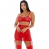 Conjunto de lingerie de três peças