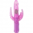 Vibrador duplo com estimulador vaginal e anal