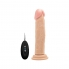 Vibrador realístico branco realrock 8”