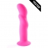 Dildo de silicone roxo neon de 20 cm.