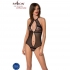 Body satara l/xl de renda e tule elástico sensual